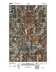 Chattaroy 2011 topographic map thumbnail