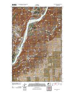 Chelan Falls 2011 topographic map thumbnail