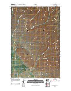 Colockum Pass SE 2011 topographic map thumbnail