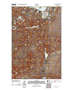 Coulee City 2011 topographic map thumbnail