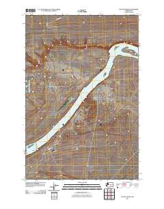 Coyote Rapids 2011 topographic map thumbnail