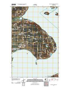 Crescent Harbor 2011 topographic map thumbnail