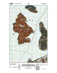 Cypress Island 2011 topographic map thumbnail