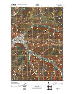 Dayton 2011 topographic map thumbnail
