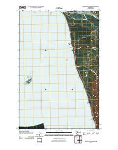 Destruction Island 2011 topographic map thumbnail