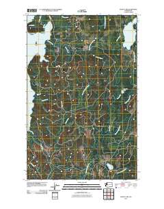 Dickey Lake 2011 topographic map thumbnail