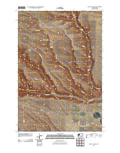 Douty Canyon 2011 topographic map thumbnail