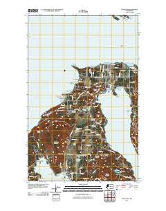 Eastsound 2011 topographic map thumbnail