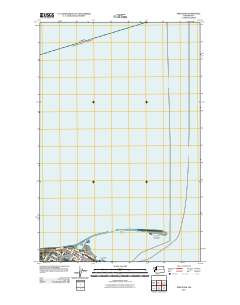 Ediz Hook 2011 topographic map thumbnail