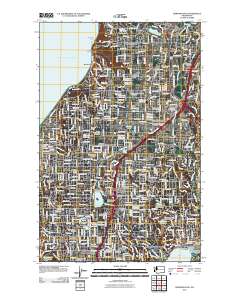 Edmonds East 2011 topographic map thumbnail