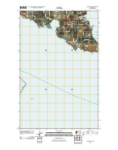 False Bay 2011 topographic map thumbnail
