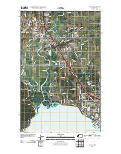 Ferndale 2011 topographic map thumbnail