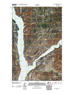 Fort Spokane 2011 topographic map thumbnail
