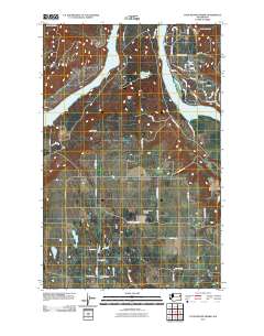 Four Mound Prairie 2011 topographic map thumbnail