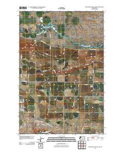 Frenchman Hills Lake 2011 topographic map thumbnail