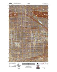 Gable Butte 2011 topographic map thumbnail