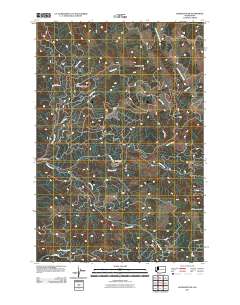 Georges Peak 2011 topographic map thumbnail