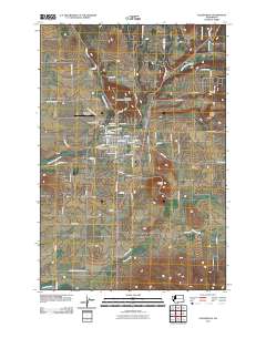 Goldendale 2011 topographic map thumbnail