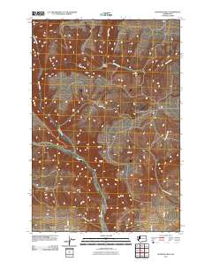 Goodnoe Hills 2011 topographic map thumbnail
