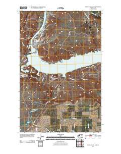 Grand Coulee Dam 2011 topographic map thumbnail