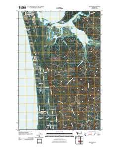 Grayland 2011 topographic map thumbnail