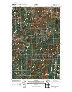 Gunderson Mountain 2011 topographic map thumbnail