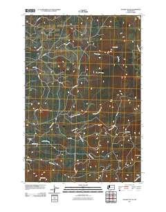 Hagerty Butte 2011 topographic map thumbnail