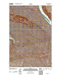 Hanford 2011 topographic map thumbnail