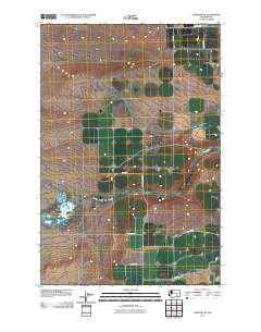 Hanford NE 2011 topographic map thumbnail