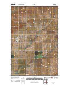 Hartline 2011 topographic map thumbnail