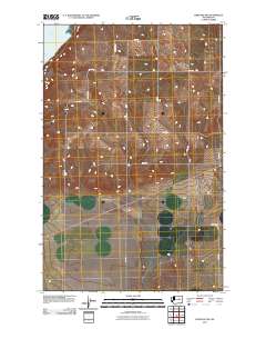 Hartline NW 2011 topographic map thumbnail