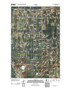 Harts Lake 2011 topographic map thumbnail