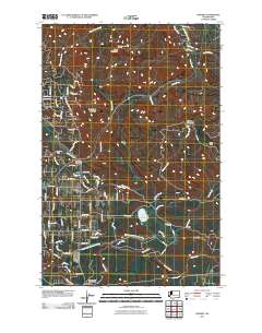 Hobart 2011 topographic map thumbnail