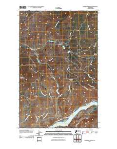 Hopkins Canyon 2011 topographic map thumbnail