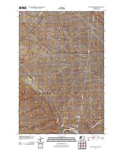 Horn Rapids Dam 2011 topographic map thumbnail