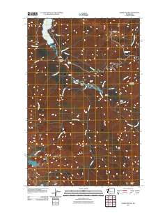 Hurricane Hill 2011 topographic map thumbnail