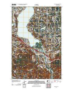 Issaquah 2011 topographic map thumbnail