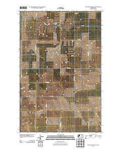 Jack Woods Butte 2011 topographic map thumbnail