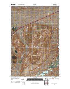 Karakul Hills 2011 topographic map thumbnail