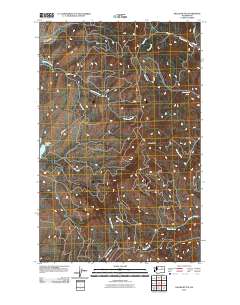 Keller Butte 2011 topographic map thumbnail