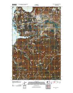 Kettle Falls 2011 topographic map thumbnail