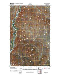 Keystone 2011 topographic map thumbnail