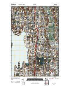 Kirkland 2011 topographic map thumbnail