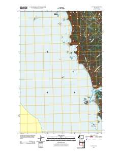 La Push 2011 topographic map thumbnail