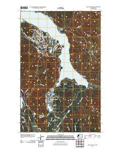 Lake Whatcom 2011 topographic map thumbnail