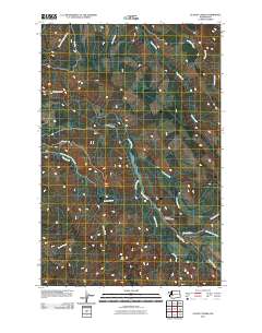 Le Dout Creek 2011 topographic map thumbnail