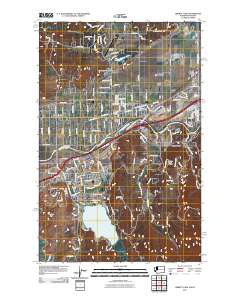Liberty Lake 2011 topographic map thumbnail