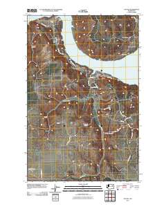 Lincoln 2011 topographic map thumbnail