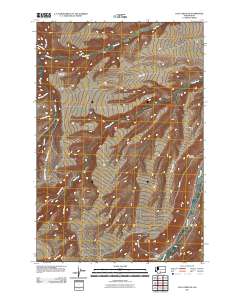 Logy Creek NE 2011 topographic map thumbnail