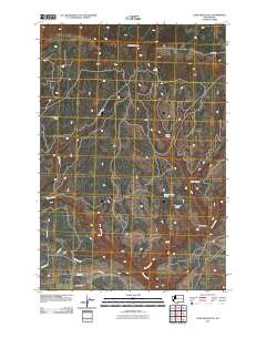 Lone Pine Butte 2011 topographic map thumbnail